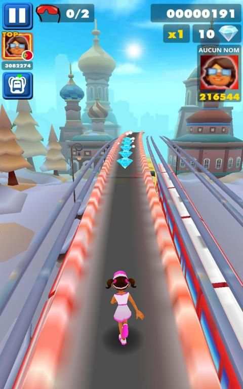 Subway Cowgirl runner Bus run screenshot 3
