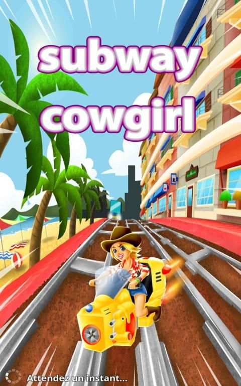 Subway Cowgirl runner Bus run screenshot 4