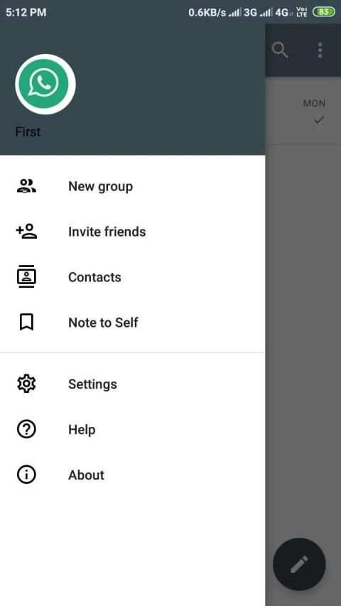 Whatsup massanger screenshot 4