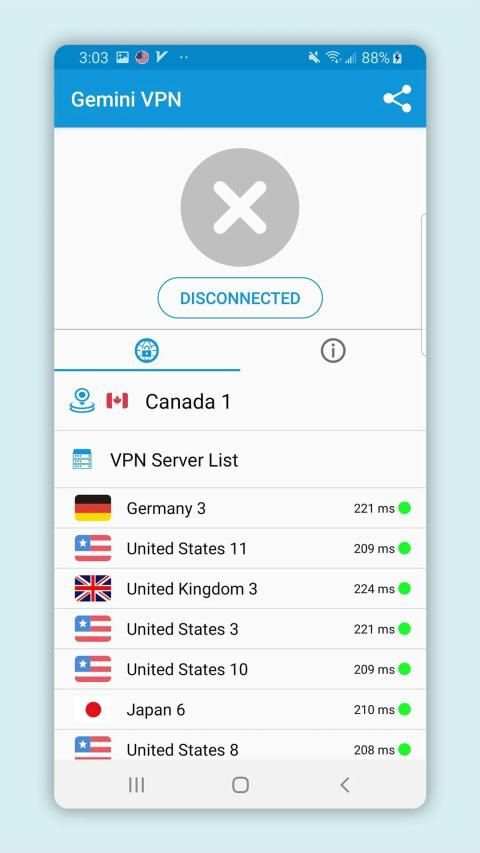 Gemini VPN Free VPN Proxy Unblock Website Safe screenshot 2