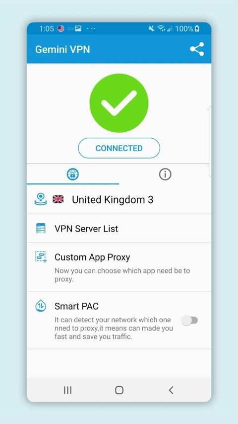 Gemini VPN Free VPN Proxy Unblock Website Safe screenshot 3