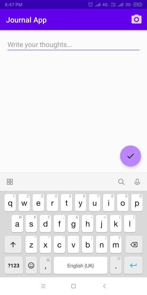 Journal App screenshot 3