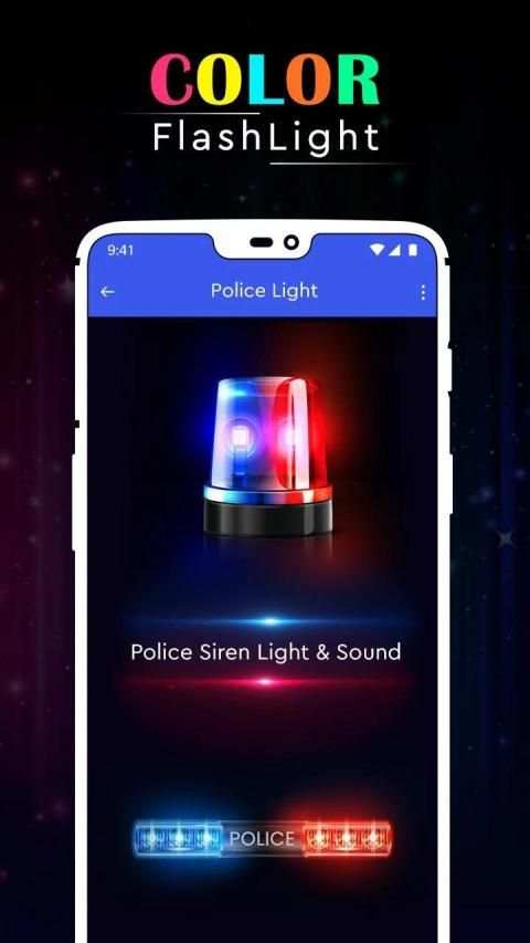 Color Flashlight : Torch LED Flash On Call & SMS screenshot 3