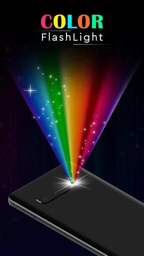 Color Flashlight : Torch LED Flash On Call & SMS screenshot 1