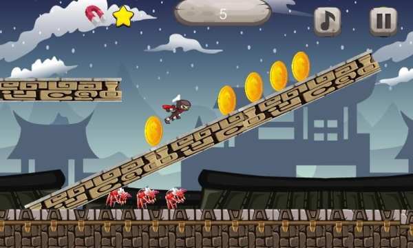 Ninja Run Game - Ninja adventures screenshot 1