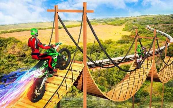 Stunt Bike Crazy Racing Tricks-2 स्क्रीनशॉट 5