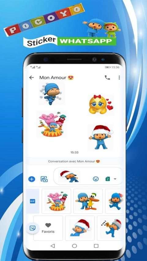 Pocoyo Stickers WAStickerApps for Whatsapp screenshot 7