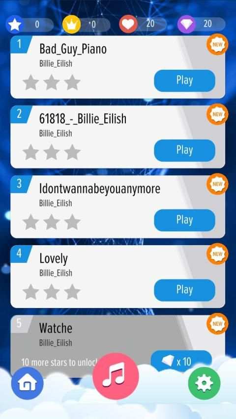 Magic Piano Tiles 4 Billie Eilish screenshot 6