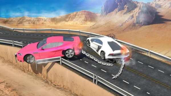 Chained Cars against Ramp स्क्रीनशॉट 6