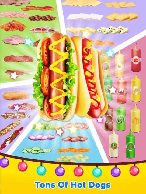 Street Food - Hot Dog Maker स्क्रीनशॉट 1