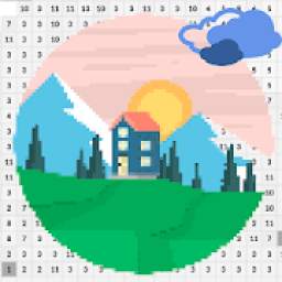 Nature Pixel Art Coloring By Number