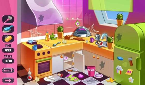 Princess House Cleaning Game screenshot 4
