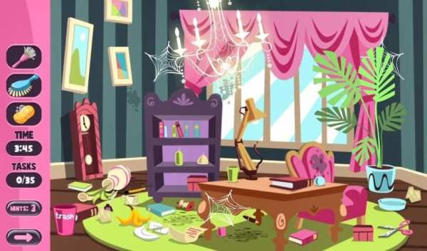 Princess House Cleaning Game screenshot 3
