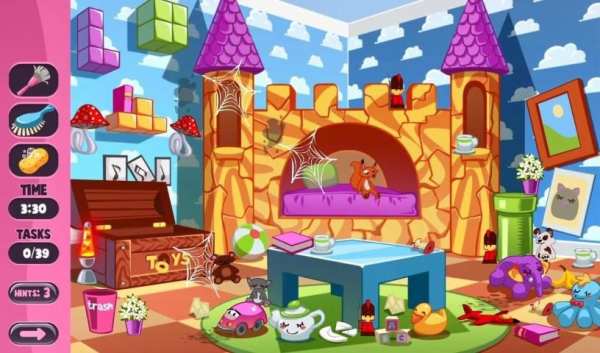 Princess House Cleaning Game screenshot 2