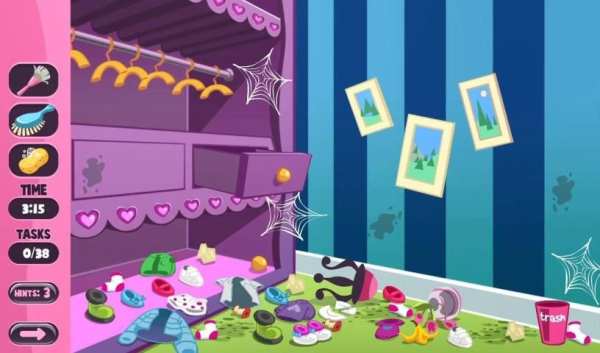 Princess House Cleaning Game screenshot 1