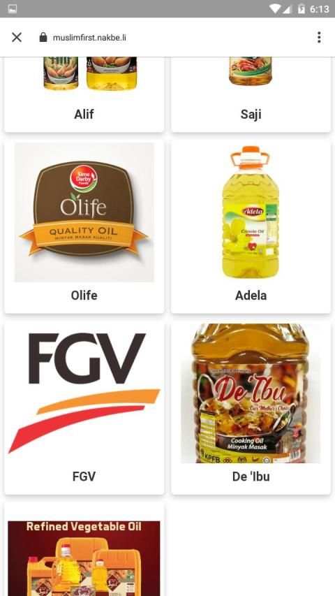 Produk Muslim dan Bumiputra screenshot 1