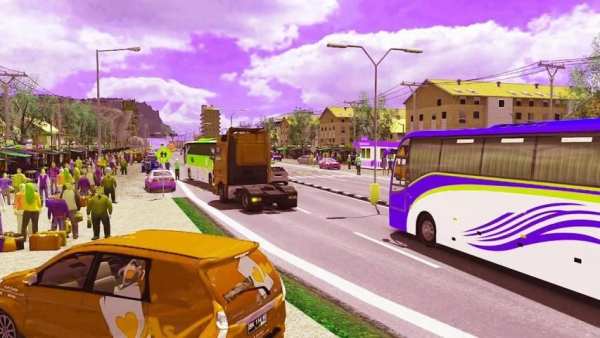 Bus Drive Learn Game:Modern Bus Station Parking screenshot 4
