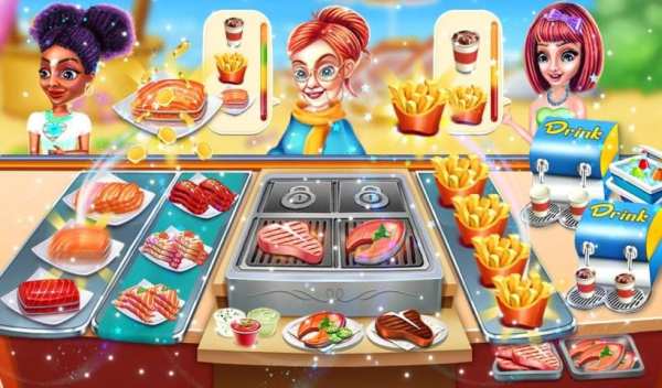 Sea Food Crazy Cooking Game- Chef Fish Burger Shop screenshot 3