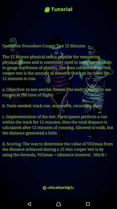 12 Minutes Run Fitness Test screenshot 3