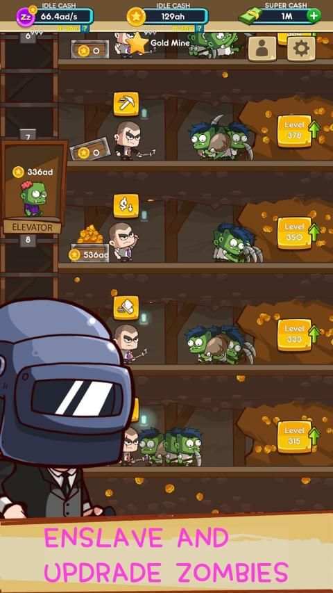 Idle Miner - Zombie Factory Tycoon Simulator screenshot 2