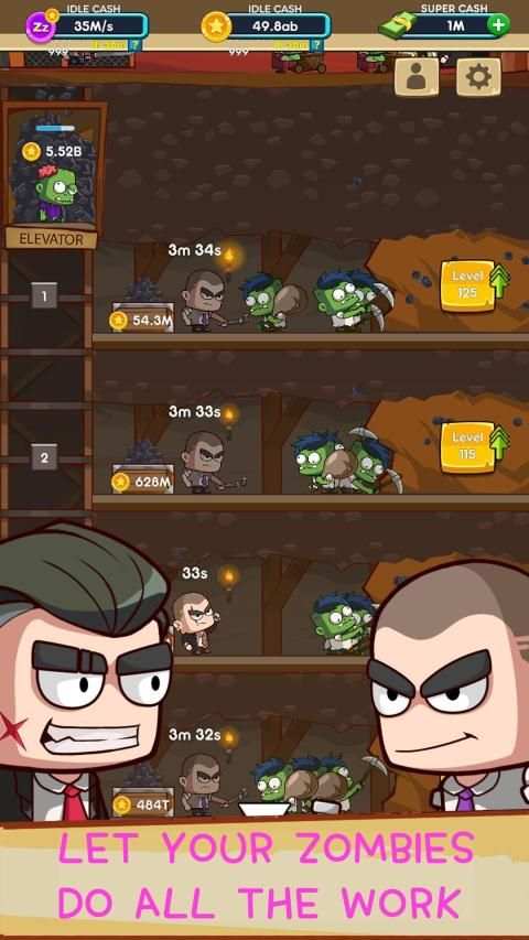 Idle Miner - Zombie Factory Tycoon Simulator screenshot 3