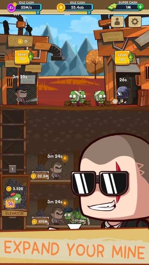 Idle Miner - Zombie Factory Tycoon Simulator screenshot 4