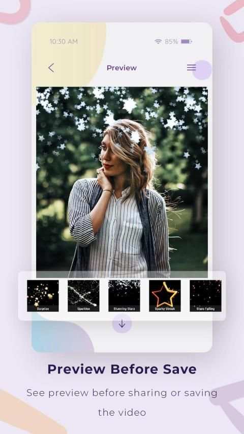 Glitter Effect Video Maker screenshot 4