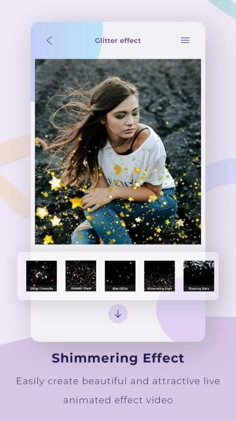 Glitter Effect Video Maker screenshot 8