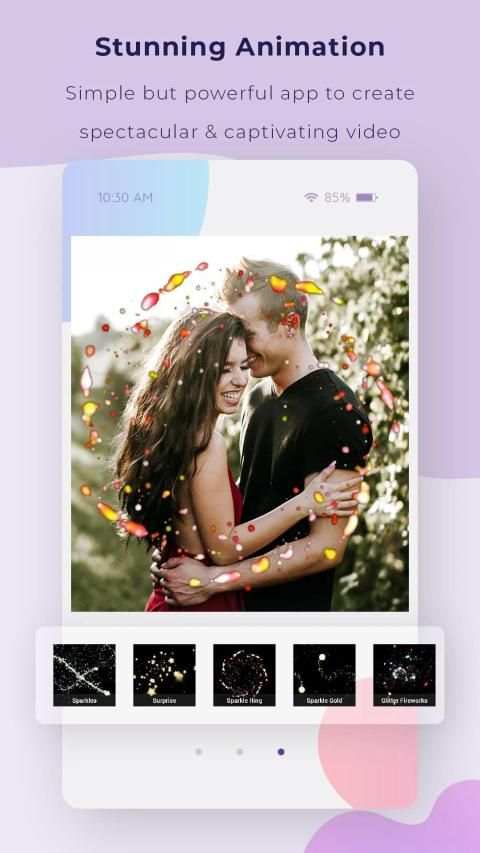 Glitter Effect Video Maker screenshot 1
