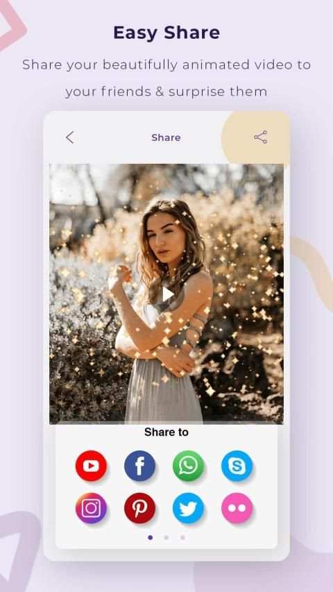 Glitter Effect Video Maker स्क्रीनशॉट 3