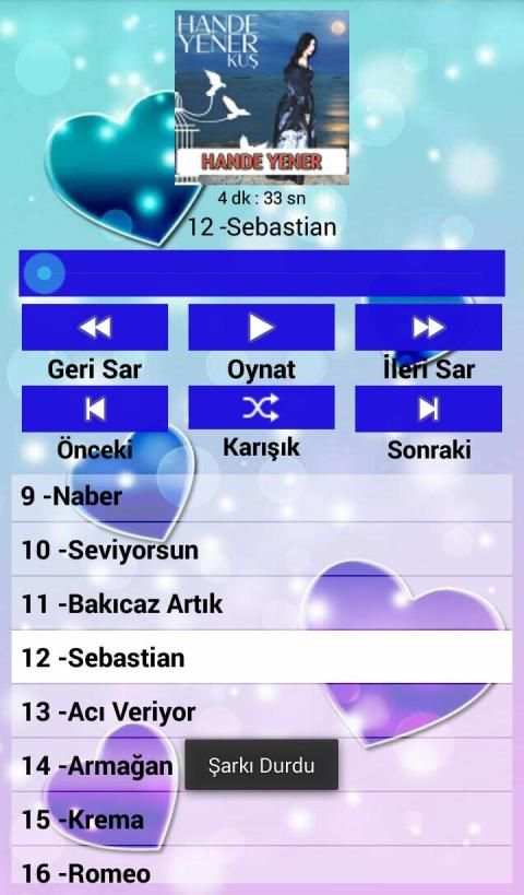 Hande Yener Şarkıları İnternetsiz ( 45 Şarkı ) screenshot 2