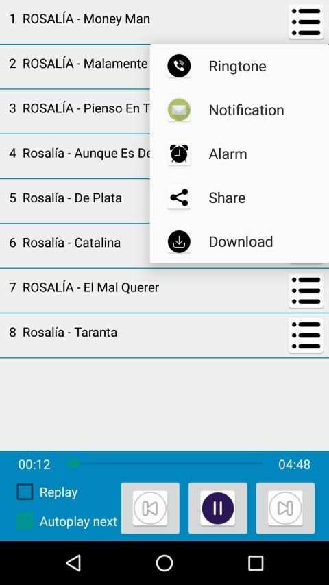 Rosalia Songs Offline - ROSALÍA - Yo x Ti, Tu x Mi screenshot 1