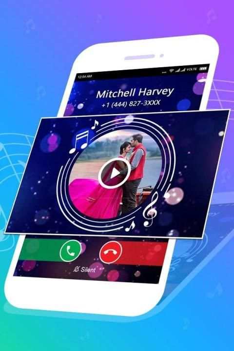 Video Ringtone for Incoming Call - Caller Screen स्क्रीनशॉट 2