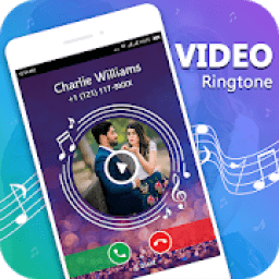 Video Ringtone for Incoming Call - Caller Screen आइकन