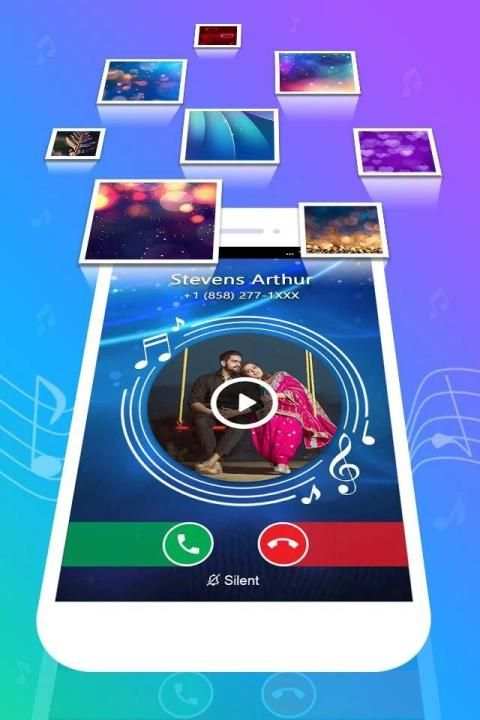 Video Ringtone for Incoming Call - Caller Screen स्क्रीनशॉट 4