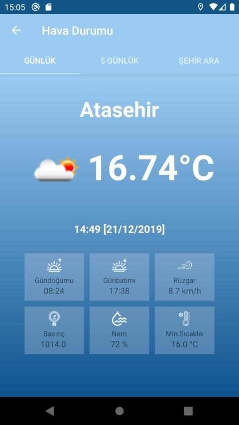 Hava Durumu screenshot 3