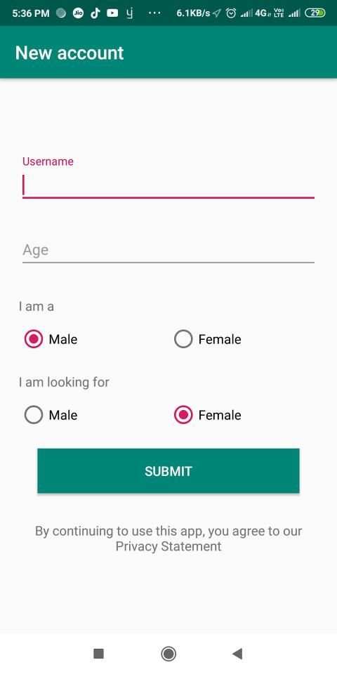 Free chat & dating app स्क्रीनशॉट 3