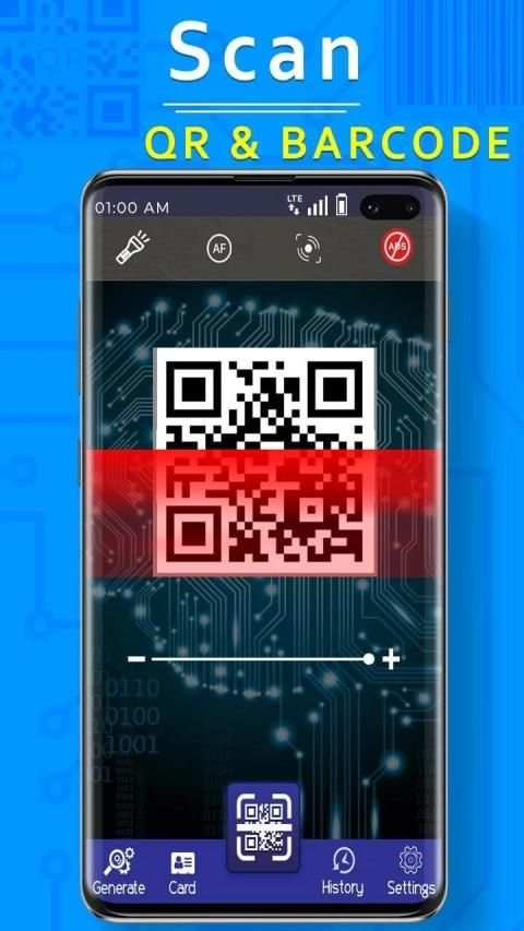 QR Code scanner & code generator: Bar code scanner screenshot 5