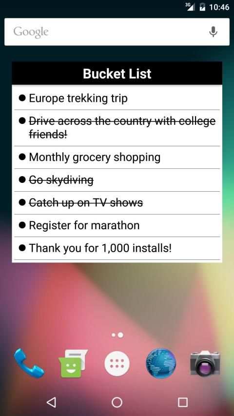 Simple Bucket List screenshot 6