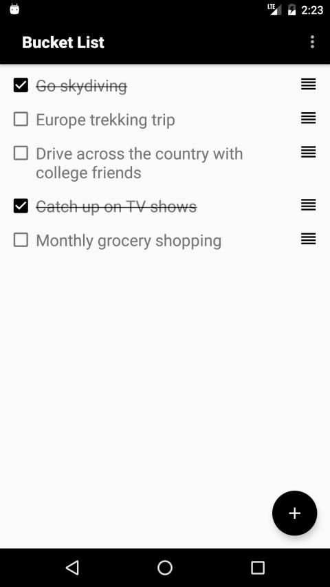 Simple Bucket List स्क्रीनशॉट 10