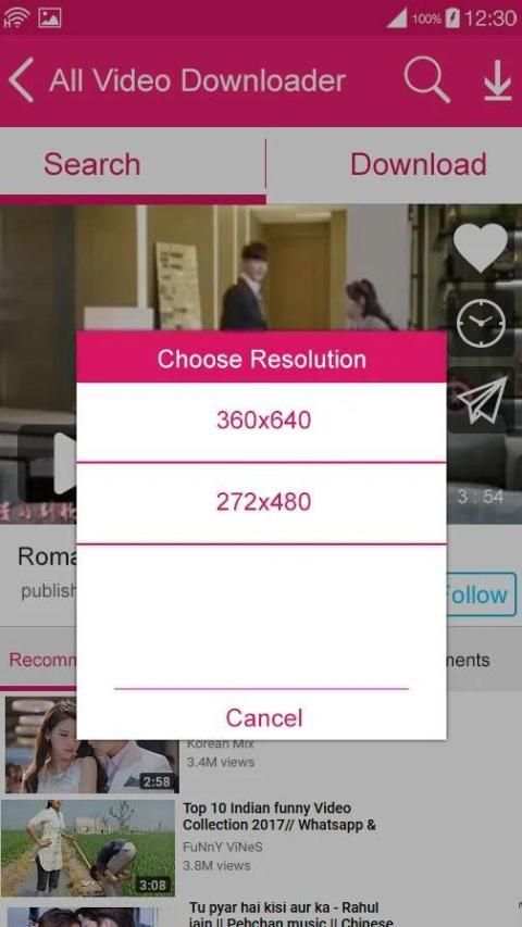 Video downloder & HD Downloader For Free स्क्रीनशॉट 3