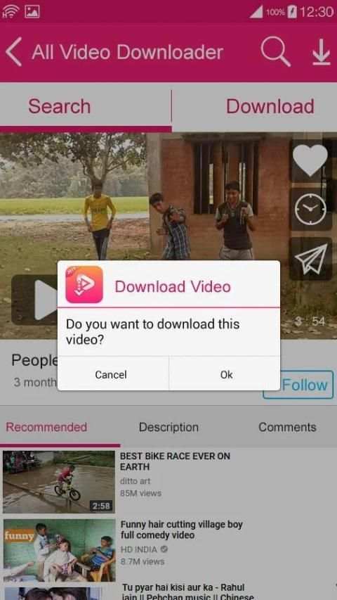 Video downloder & HD Downloader For Free screenshot 2