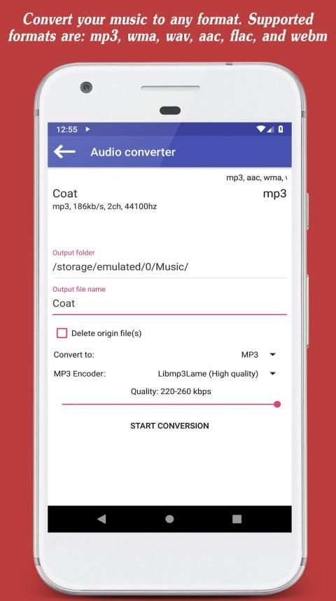 Invenio Music Player screenshot 2