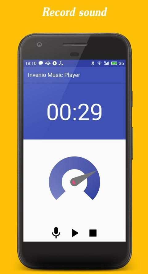 Invenio Music Player screenshot 1