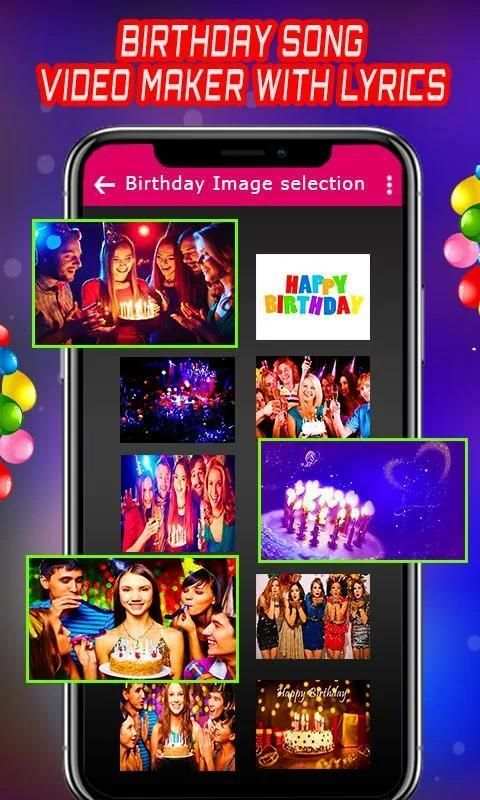 Birthday wishes – Lyrical Birthday Video Maker screenshot 4