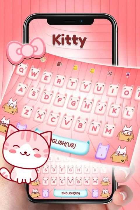 Kitty Keyboard - Hello Kitty Keyboard स्क्रीनशॉट 3