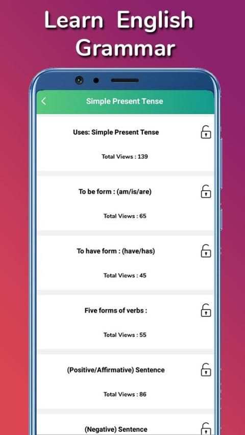 Learn English - Grammar,Verb,Sentence,IELTS Vocab screenshot 4