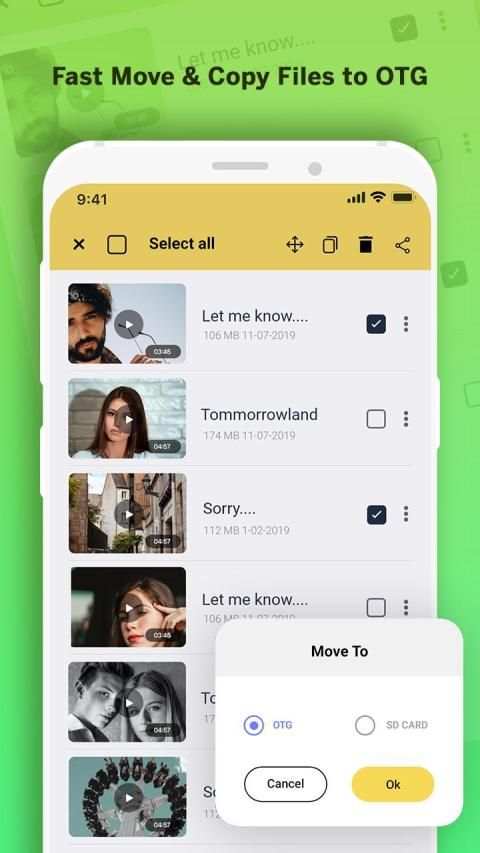 File Manager with OTG File Explorer स्क्रीनशॉट 3