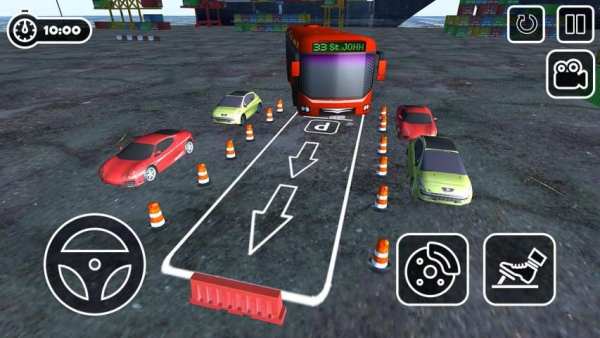 Bus Parking 3D - Bus Driving Simulator स्क्रीनशॉट 2