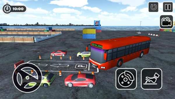Bus Parking 3D - Bus Driving Simulator स्क्रीनशॉट 1